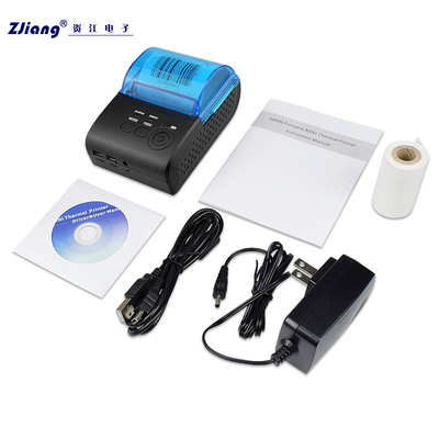 Imprimante terminale portative d'USB Bluetooth imprimante thermique de Bluetooth de 2 pouces 58mm