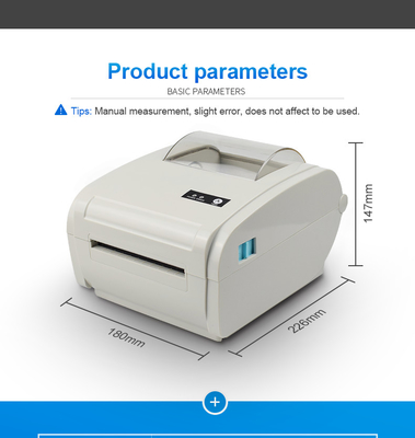 Code barres thermique d'USB d'imprimante d'autocollant d'affranchissement imprimante thermique de label de 4 pouces