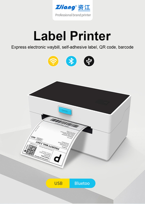 Courant ascendant portatif position ZJ-9220 d'ESC de White Color d'imprimante de label de 4 pouces