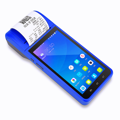 Écran tactile tenu dans la main tout d'Android de terminal dans des systèmes d'un de position point de vente de système