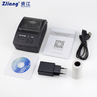 58mm Bluetooth portatif Mini Thermal Printer For Shipping marque la petite entreprise