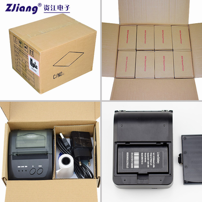BT sans fil labels portatifs de 2 pouces 58mm Mini Thermal Printer For Shipping