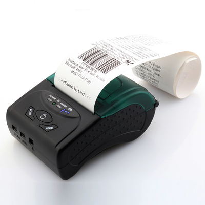 impression portative sans fil de reçu de Bluetooth Mini For Code QR d'imprimante thermique d'imprimantes de 58mm