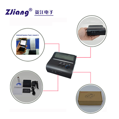 impression de code de Bluetooth Mini Thermal Printer For Barcode Qr du label 3inch de 80mm