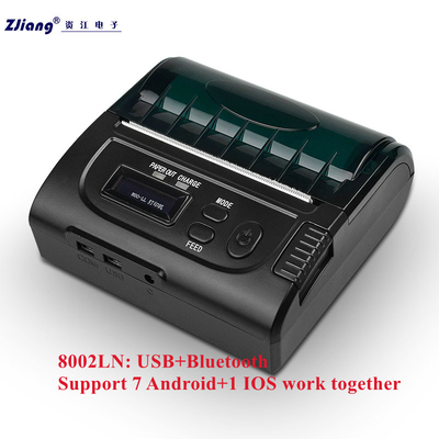 Imprimante portative Wireless For Android de reçu de courant ascendant de pouce 80mm de Bluetooth 3