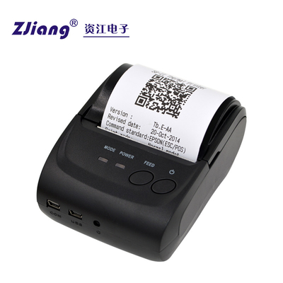 Imprimante portative System de position de ZJIANG 58mm Mini Thermal Printer Retail