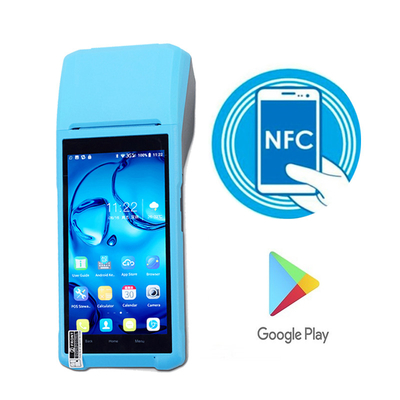 Bluetooth/USB terminal Android de position de 5,5 pouces avec l'imprimante intégrée par 58mm