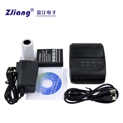 Systèmes portatifs de position de Zijiang Commercial Wireless 58mm Mini Thermal Printer