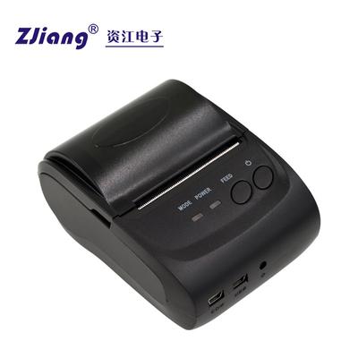 Systèmes portatifs de position de Zijiang Commercial Wireless 58mm Mini Thermal Printer