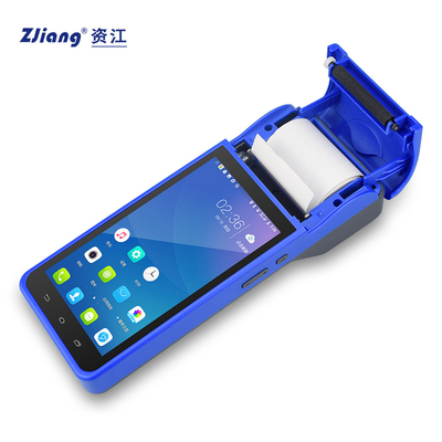 Android 8.1 PDA POS terminal mobile tenu dans la main mini avec imprimante 58mm